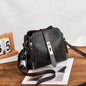 Barrel Tote Women's Fashion PU Leather Shoulder Messenger Bag