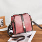 Barrel Tote Women's Fashion PU Leather Shoulder Messenger Bag